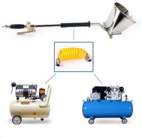 High Efficiency Industrial Concrete Sprayer , Silver Manual Mortar Sprayer