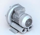 1HP Aluminum Alloy Regenerative Vacuum Blower , 220 / 380V Silver Vacuum Air Blower