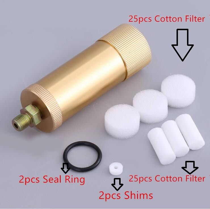 Aluminuin Alloy Oil Water Separator For High Pressure PCP 4500psi 30mpa 300bar Air Pump