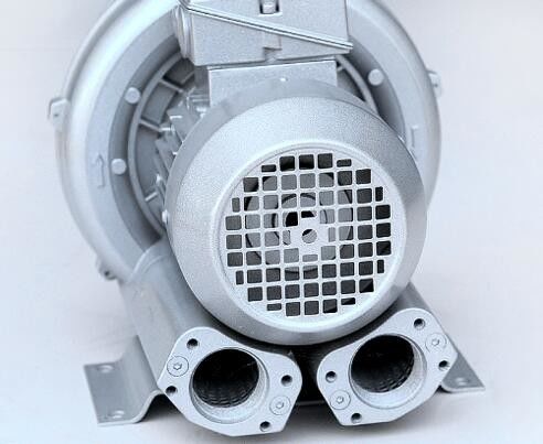 ADC12 Aluminum Alloy Regenerative Air Blower , 1.3kw Silver CNC Air Blower